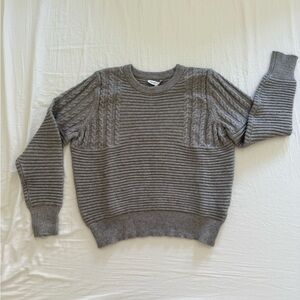 Heartloom Sweaters | Textured gray sweater